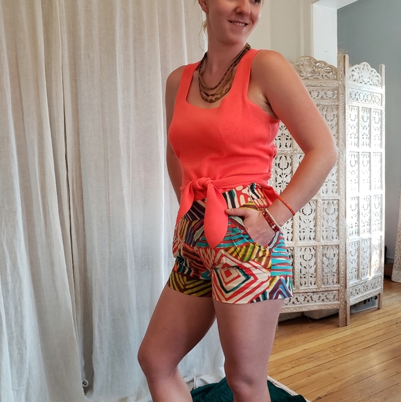 J. Crew Pants - JCrew Brushstroke shorts {black label}
